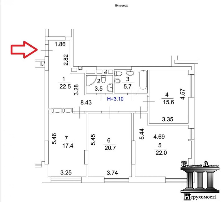 БЕЗ КОМІСІЇ, 3-кім. 107 кв.м, Едельвейс, Звіринецька, Печерськ, Центр - фото 1