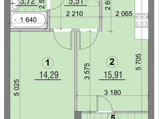Продажа 1к квартиры в ЖК»Галактика»