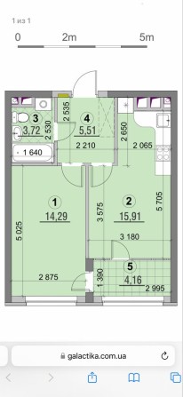 Продажа 1к квартиры в ЖК»Галактика» - фото 1