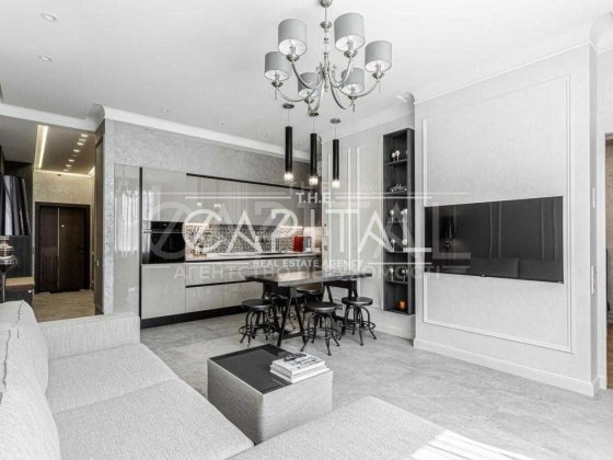 3к квартира Центр Royal Tower Саксаганського дизайнерський ремонт Киев