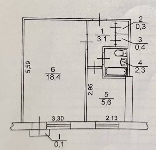 Продам 1к Левый берег - фото 1