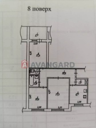 Продам 3-комн.квартиру на Победе-4 - фото 1