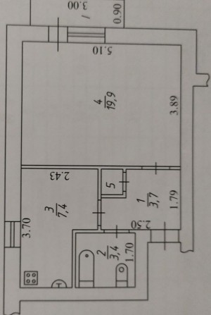 Продам 1кім квартиру район Бобровиця - фото 1