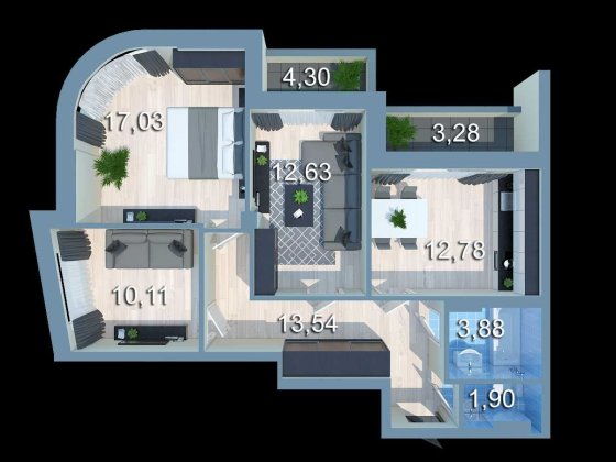 Гаряча пропозиція видова 3 к.кв. в ЖК Урлівський 2 , Грейт Причал 8