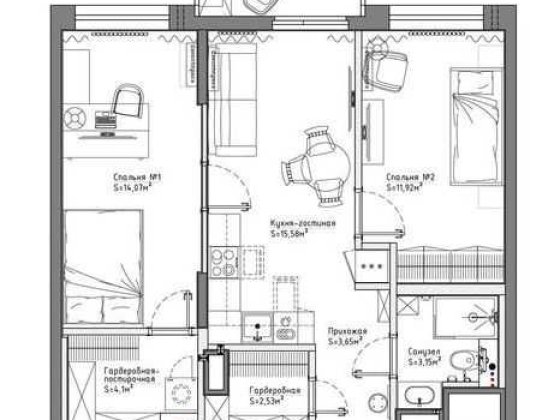 Євротрьошка в 10хв від м. Чернігівська, розстрочка. Акція до 20.04 Киев