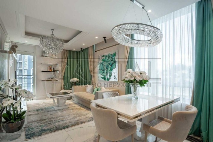 Дизайнерський ремонт, продаж квартири в ЖК на Печерську, 70м2, Київ - фото 1