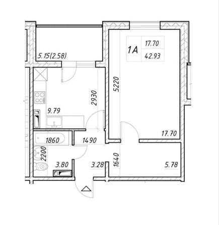 єОселя!!! Продаж онокіинатної квартири ЖК Деснянський - фото 1