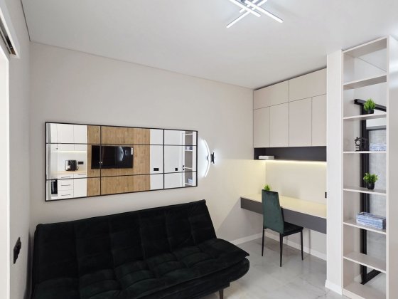 Продаж дизайнерської 1-кім квартири в ЖК Смарт Сіті Житомир