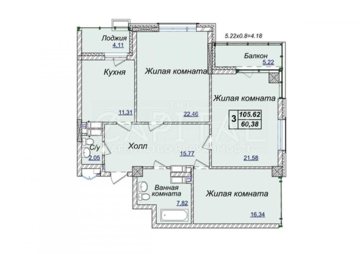 Продажа квартиры, ЖК Новопечерские Липки, Верхогляда, 6 очередь - фото 1