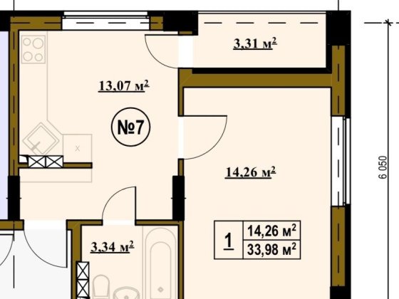 Однокімнатна квартира від забудовника ліс Биківня Київ Киев