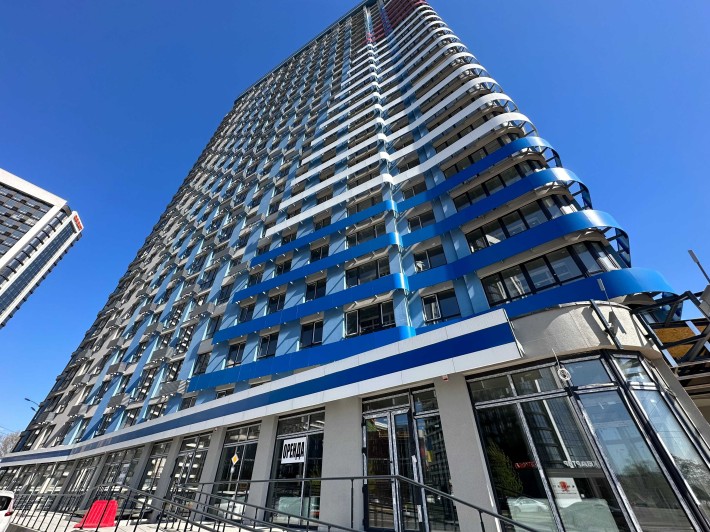 Простора 2к в ЖК Берег Дніпра, площа 78,1 м.кв з терасою 35 м.кв - фото 1