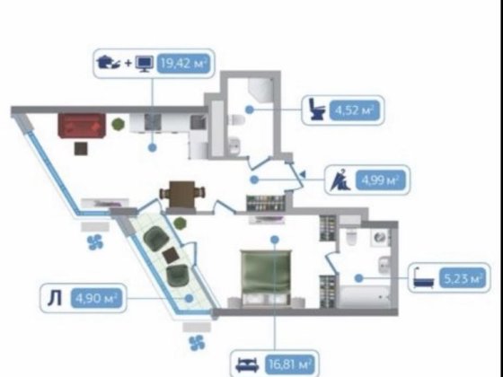 Видова квартира в ж/к зарічний Київ