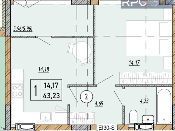 Без комісії. 43 м2 ЖК Нові Теремки Метро Іподром. Розтермінування. Тк Киев