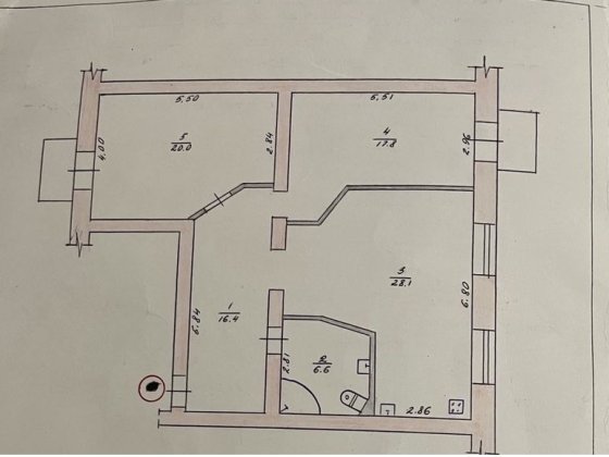 Продам сталінку у самому центрі з автономним опаленням