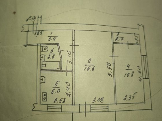 Двухкомнатная квартира от собственника Запорожье