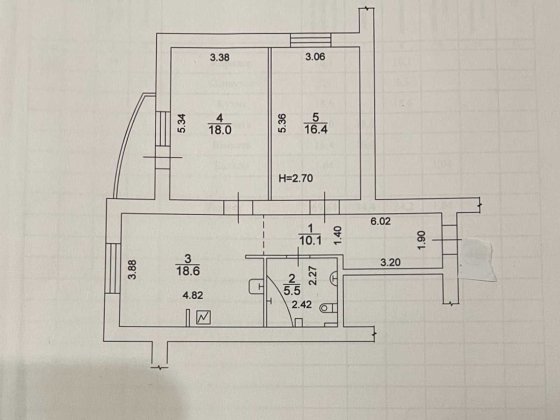 ПРОДАМ 2-х кімнатну квартиру по вул.Автозаводській 69,64 кв.м. Запорожье