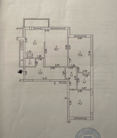 ЖК Паркові озера.. Продажа 3 кімн. квартири. - фото 1