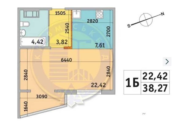 Продам 1К квартиру на ЖК МІЛОС (Троєщіна). ВІД ВЛАСНИКА.