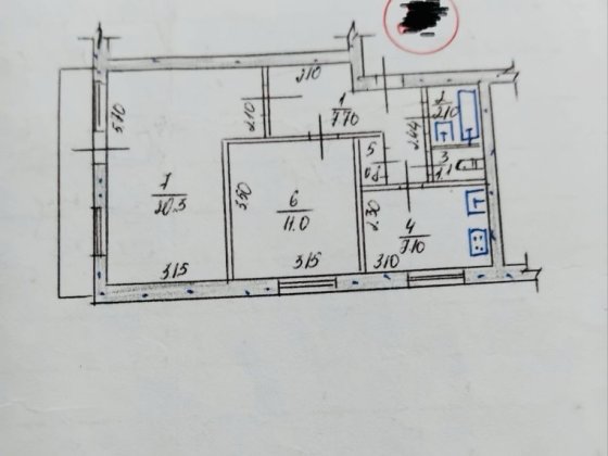 Продаж 2-кімнатної квартири, вул. Шкільна, 8 (Малий ринок) Запорожье