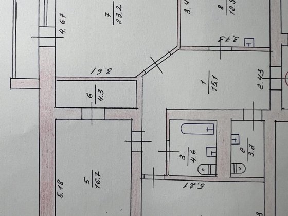Продаж трикімнатної квартири вул. Перемоги Житомир