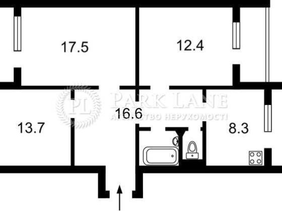Продаж 3-кімнатної квартири, просп. Миколи Бажана 9д (м. Харківська) Київ