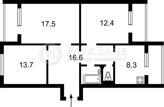 Продаж 3-кімнатної квартири, просп. Миколи Бажана 9д (м. Харківська) - фото 1