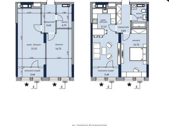 Продається однокімнатна квартира в ЖК Новий Автограф поверх 18 Киев