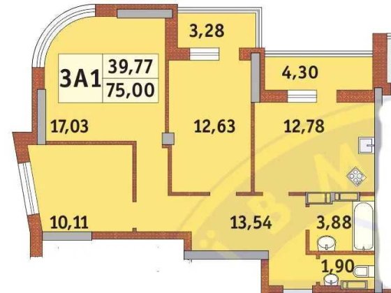 ЖК Абрикосовий 3кімнатна квартира за  50000$. Власник. Київ