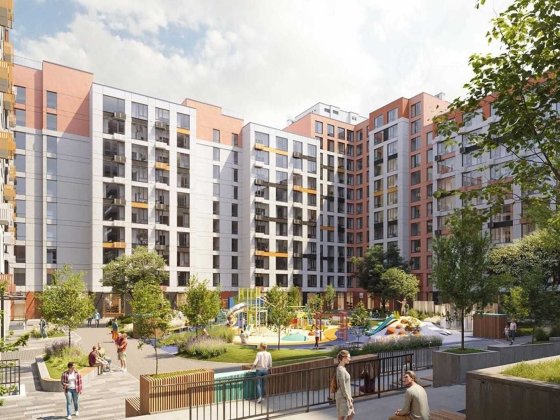 Дворівнева квартира 65 м² ЖК Sister з великою кухнею Київ