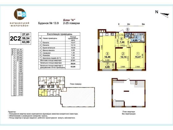 Продаж 2 кім Варшавський плюс Варшавский Виговського Буд 13.8 Без % Киев