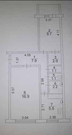 Продам 2к квартиру, Святошинський р-н,  пр-т Лесі Курбаса 10Б. - фото 1