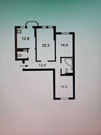 Палладіна Академіка 18/30, 3-кімнатна квартира. Гарна ціна! - фото 1