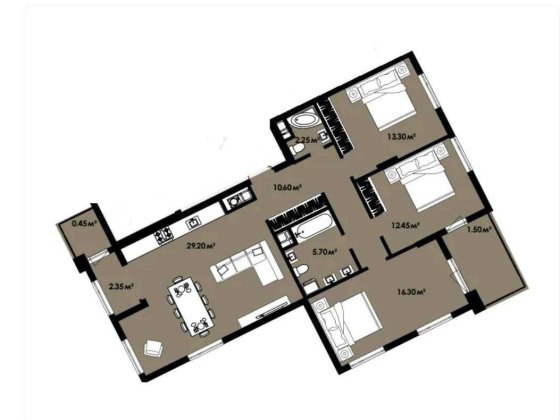 ПРОДАЖ 3-кім 95м2 4й поверх ЖК Willa Karolina Личаківська ВІД ВЛАСНИКА Львов