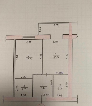 Продається велика однокімнатна квартира в новобудові. - фото 1
