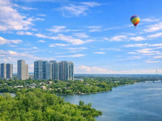 Без комиссии! Вид на Днепр! Great, Днепровская Набережная,15ж,Осокорки Киев