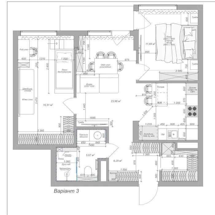 2 кім квартира Варшавський 2 Варшавский Олеся Буд. 10.2 - фото 1