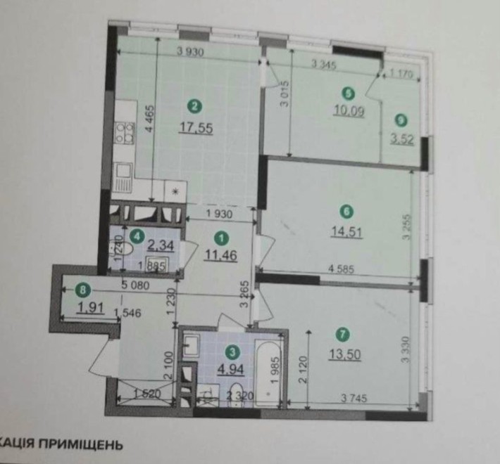 ВЛАСНИК! Продам 3-кім.кв. , до центру - 20 хв! в ЖК Діброва Парк. Буд - фото 1