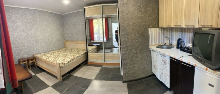 Аренда , Однокомнатная квартира  студия частный сектор Крыжановка! - фото 1