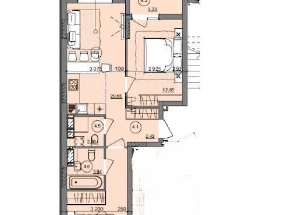 НЕДОРОГО! 2 комнатная квартира D на Сахарова в уникальном ЖК рассрочка Одеса