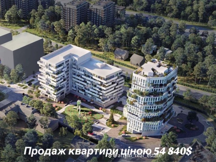 Продаж 1-к квартири ЖК Five Address 36м2 Сихів Зелена - фото 1