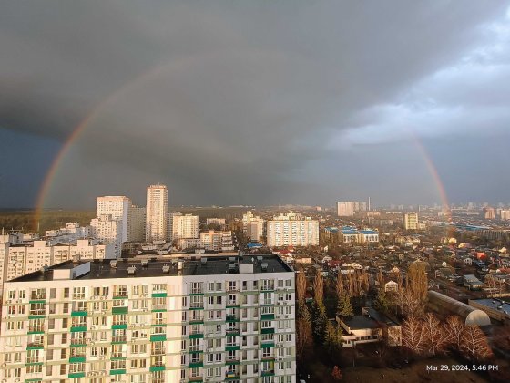 2к з панорамним видом на місто — мебльована, з технікою (торг) Київ