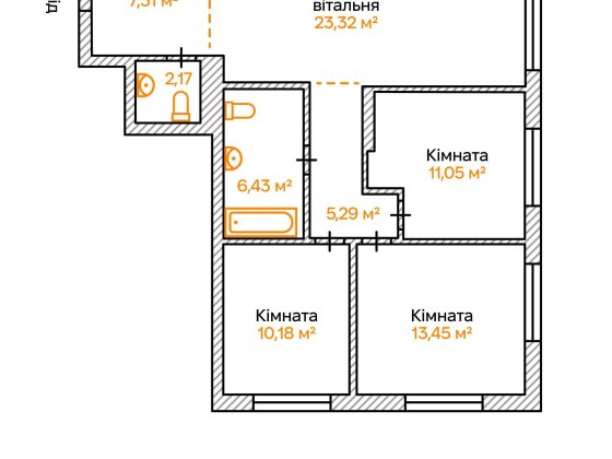 Без%Продаж 3к ЖКВаршавський3,79,2м2/Подільський/Сирець Київ
