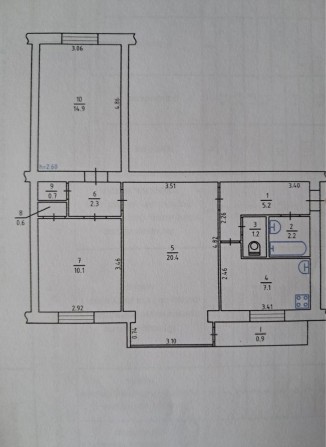 Терміновий продаж 3к кв, буль. Ак. Вернадського, метро Академмістечко - фото 1