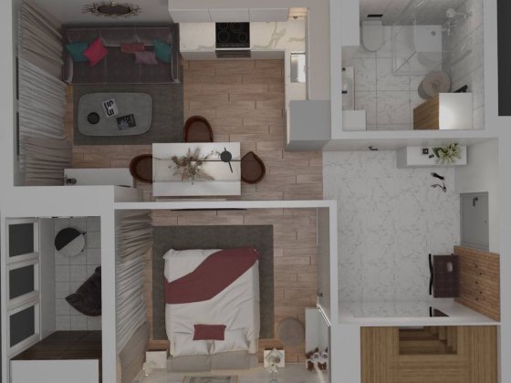 1-кімнатна квартира 40 м² | ЖК Святобор, Київ | 16 поверх Киев