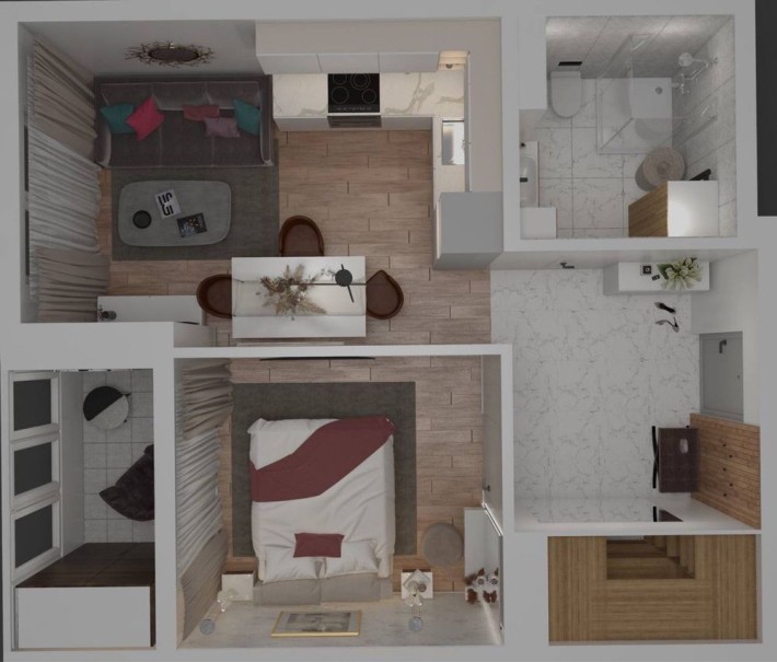 1-кімнатна квартира 40 м² | ЖК Святобор, Київ | 16 поверх - фото 1