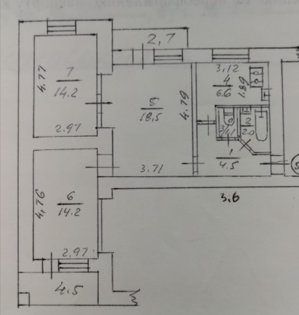 3 кімнатна квартира, вул. Володимирька 89/91 - фото 1