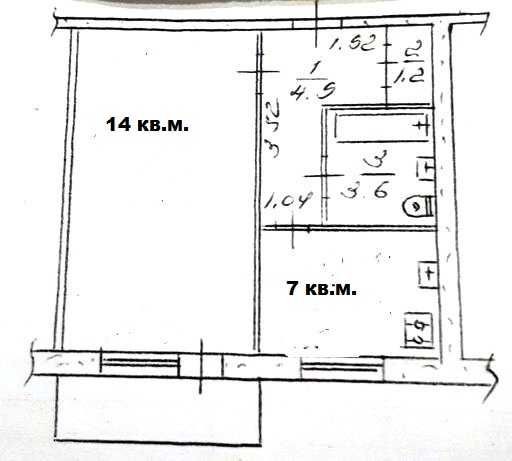 Продам 1-к квартиру, Александровский район, пл. Пушкина - фото 1