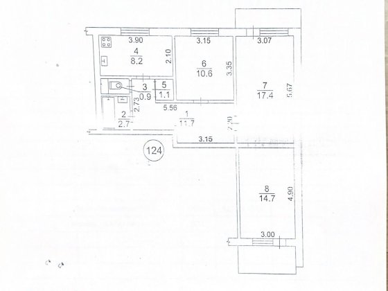 Квартира 3х комнатна Заводський район Запорожье