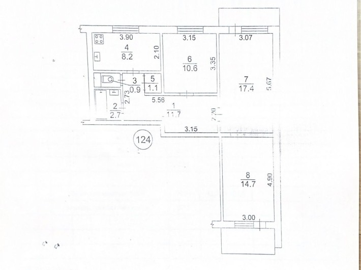 Квартира 3х комнатна Заводський район - фото 1