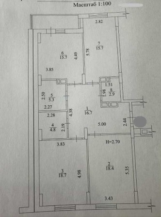 103м2 ЖК Пролисок ДОМ ЗАСЕЛЁН, КОММУНИКАЦИИ Продам 3 комн. квартиру AB - фото 1